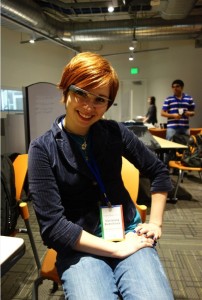 Marianna at her internship at Google in Mountain View, California.