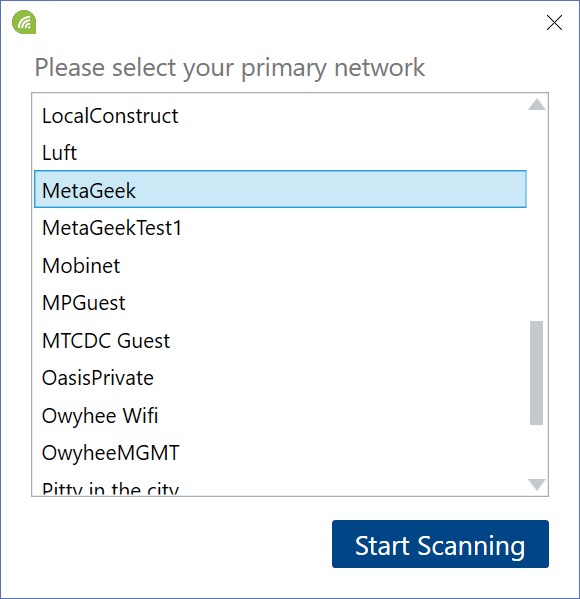 Select primary network