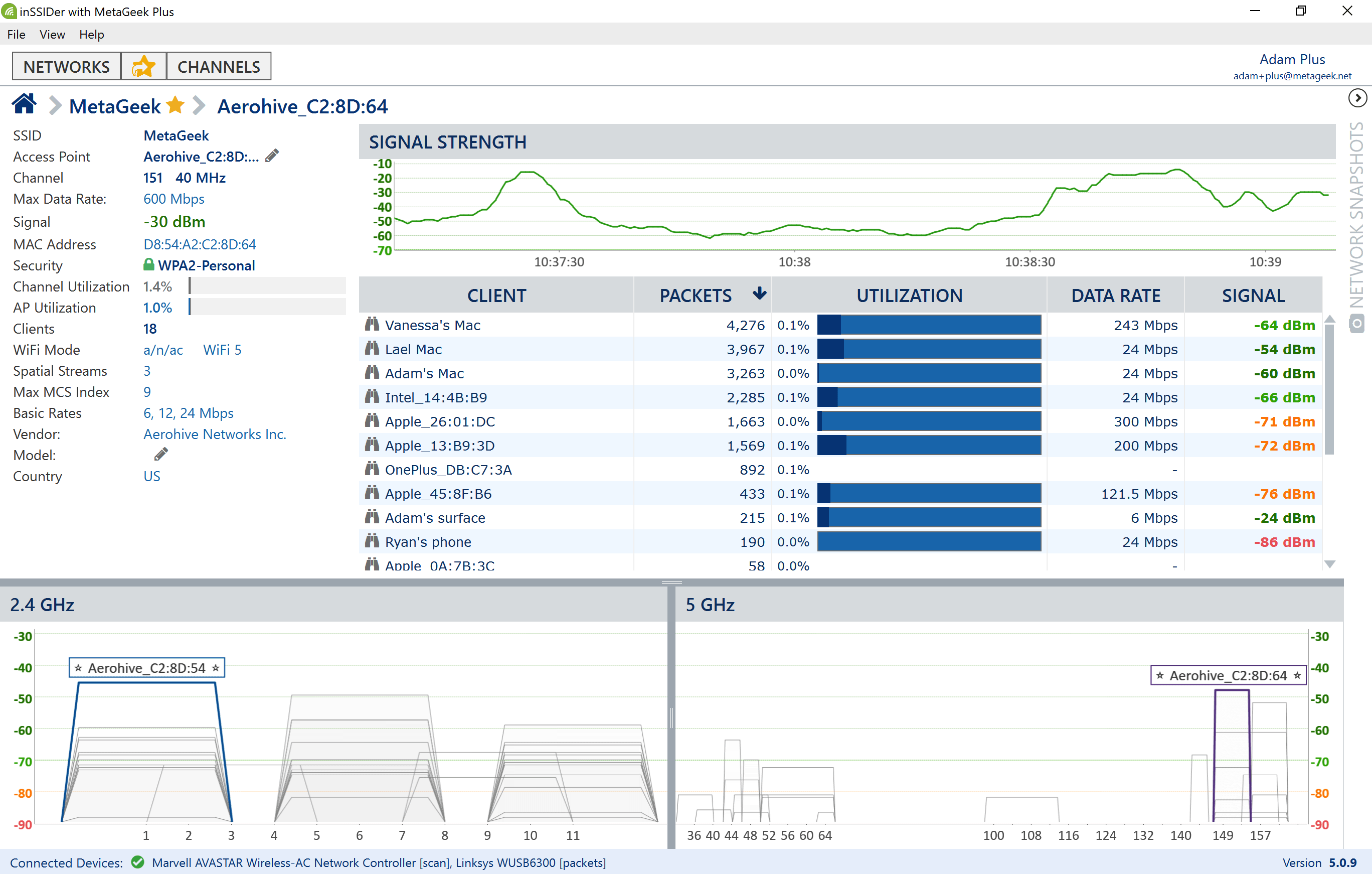 metageek inssider download